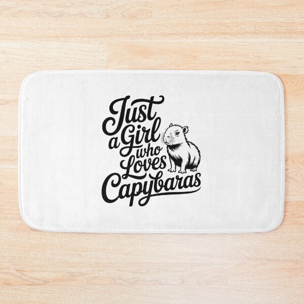 Item preview, Just a girl who loves capybaras designed and sold by jkrphoto.