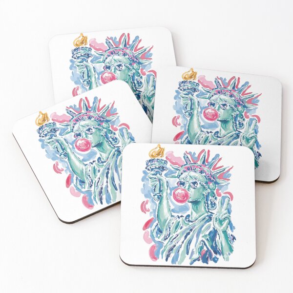 Item preview, Preppy Statue of Liberty Blowing Bubble Gum designed and sold by KillianGrantM.