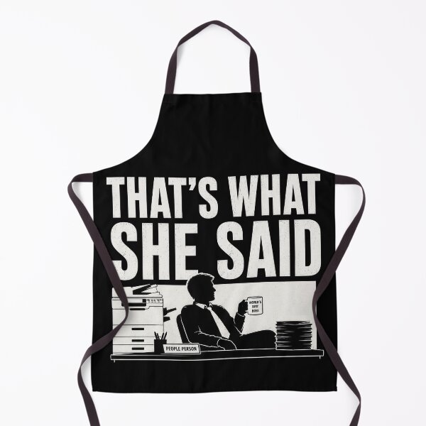 Item preview, Thats What She Said Office Humor Quote designed and sold by Retr0Tshirts.