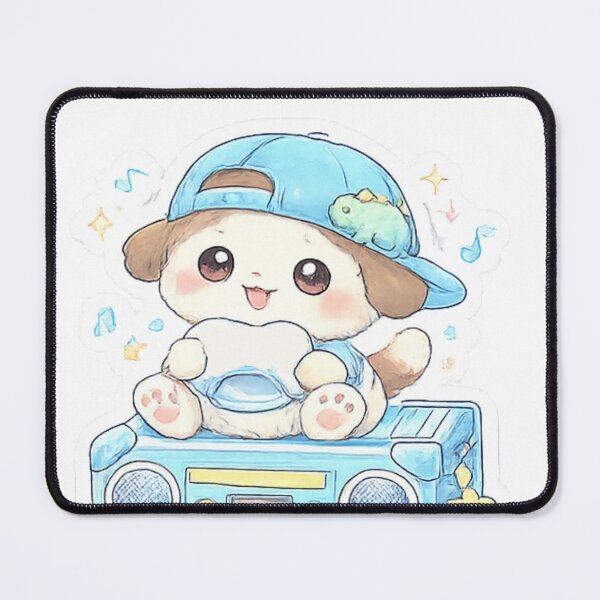 Item preview, Cute Gamer Puppy designed and sold by fadeinkstudio.