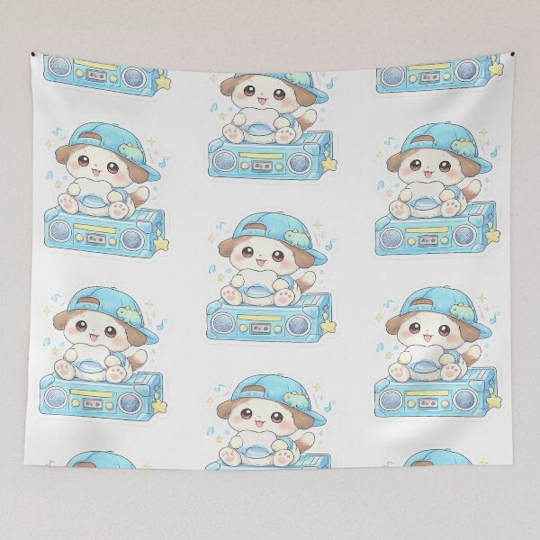 Item preview, Cute Gamer Puppy designed and sold by fadeinkstudio.