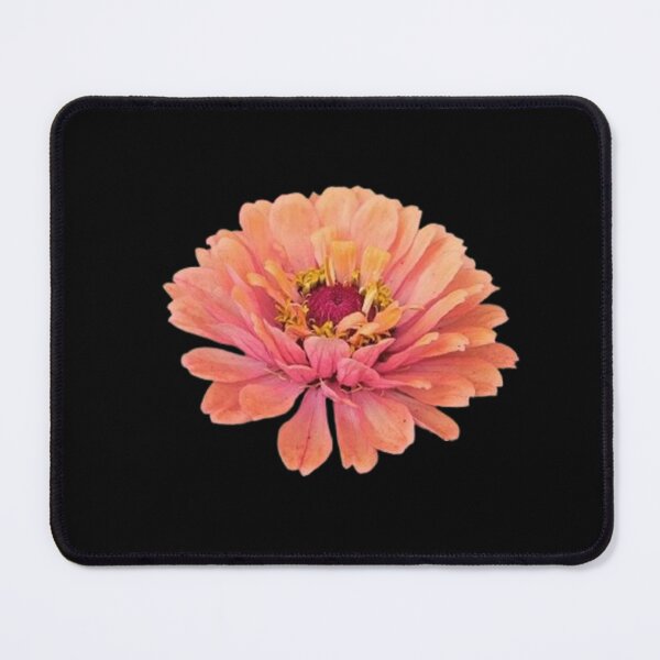 Item preview, Garden Pink Orange Zinnia Flower Cutout designed and sold by CDPrintsDesigns.
