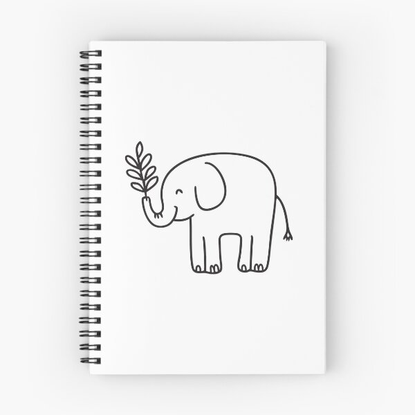 Item preview, Leafy Branch Held by Elephant Trunk designed and sold by rasagamastore.