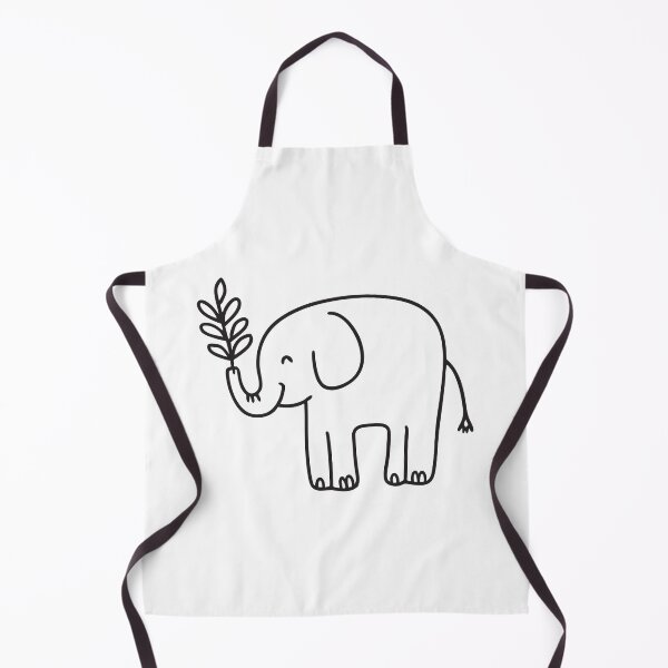 Item preview, Leafy Branch Held by Elephant Trunk designed and sold by rasagamastore.