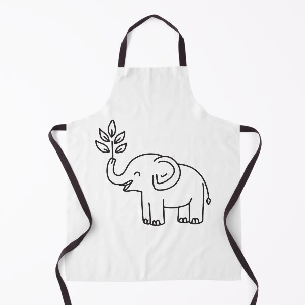 Item preview, Elephant Trunk Holding Tree Leaf designed and sold by rasagamastore.