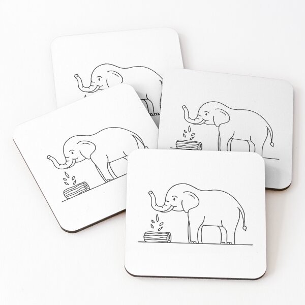 Item preview, Elephant Trunk Lifting Small Log designed and sold by rasagamastore.
