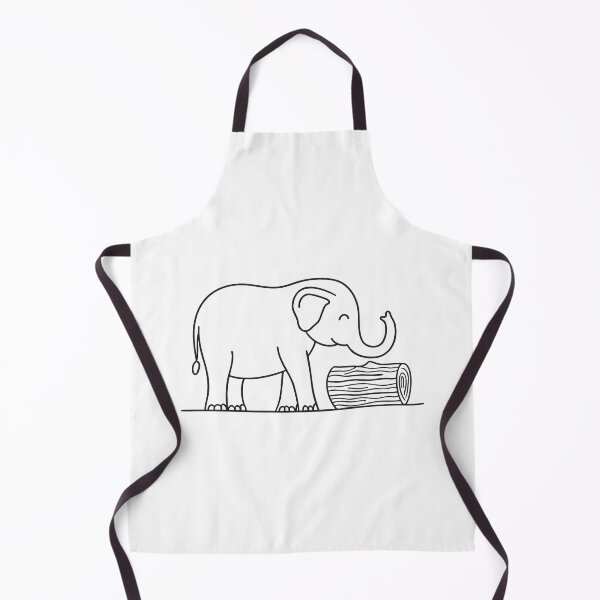 Item preview, Elephant Trunk Raising Fallen Log designed and sold by rasagamastore.