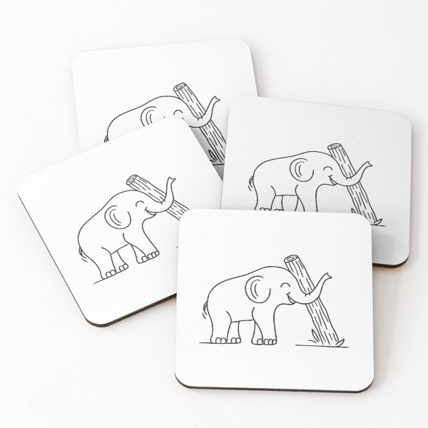 Item preview, Small Log Raised by Elephant Trunk designed and sold by rasagamastore.