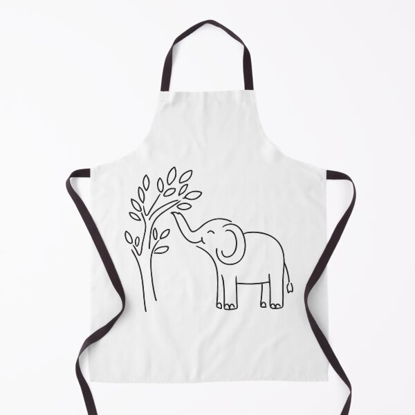 Item preview, Elephant Trunk Reaching Tree Branch designed and sold by rasagamastore.