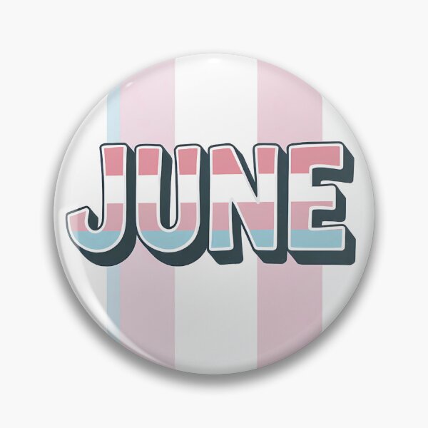 Item preview, June Trans Pride: Bubbly Transgender Flag Typography & Monogram designed and sold by ChaosModeArt.