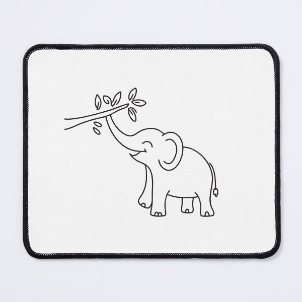 Item preview, Elephant Trunk Stretching Toward Branch designed and sold by rasagamastore.