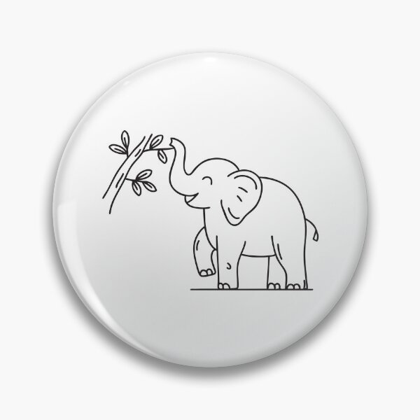 Item preview, Tree Branch Reached by Elephant Trunk designed and sold by rasagamastore.