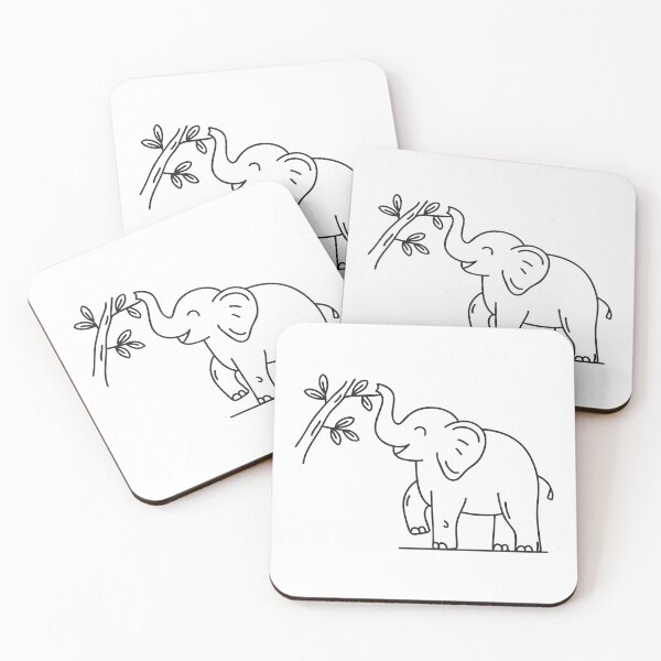 Item preview, Tree Branch Reached by Elephant Trunk designed and sold by rasagamastore.
