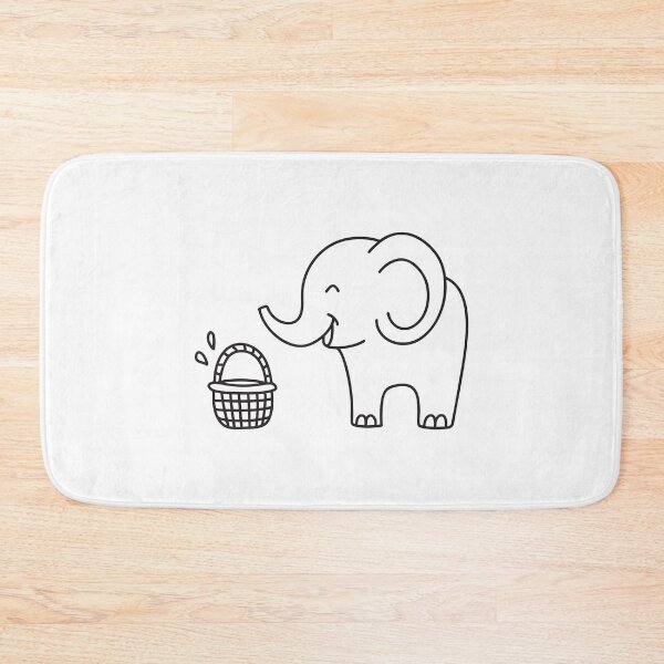 Item preview, Elephant Trunk Reaching Into Basket designed and sold by rasagamastore.