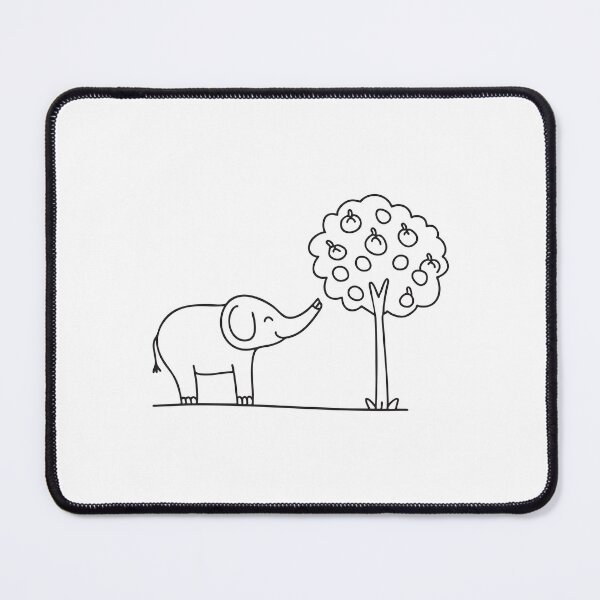 Item preview, Elephant Trunk Reaching Tree Fruit designed and sold by rasagamastore.