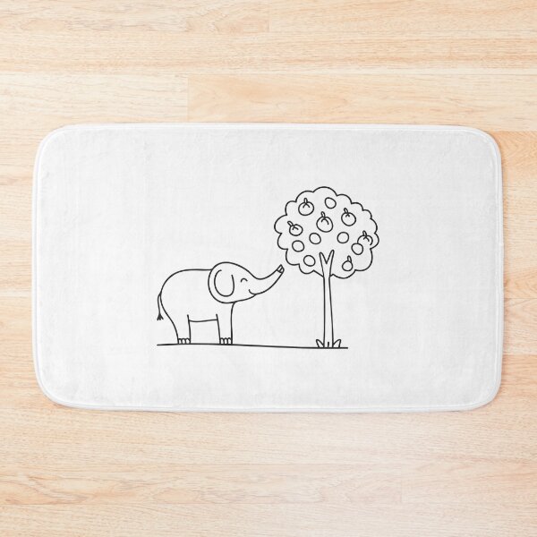 Item preview, Elephant Trunk Reaching Tree Fruit designed and sold by rasagamastore.