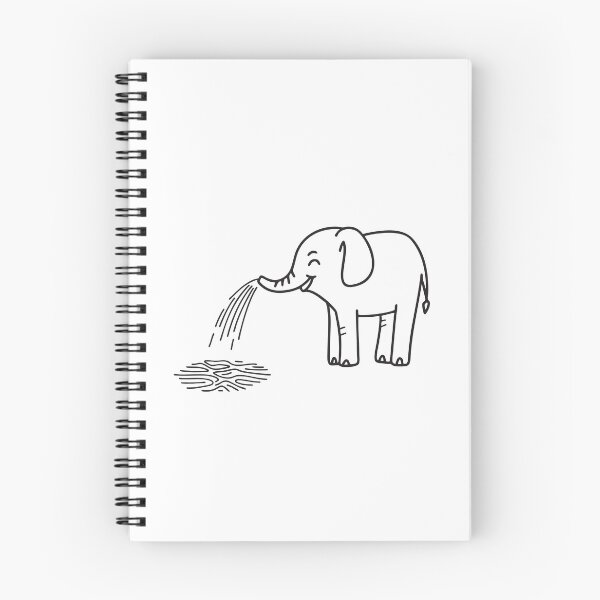 Item preview, Elephant Trunk Squirting Water on Soil designed and sold by rasagamastore.