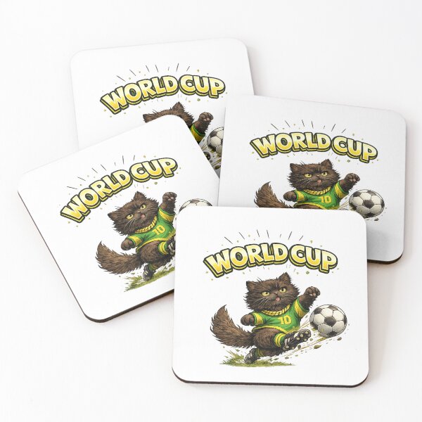 Item preview, World Cup Floof Soccer Cat designed and sold by lumar23.