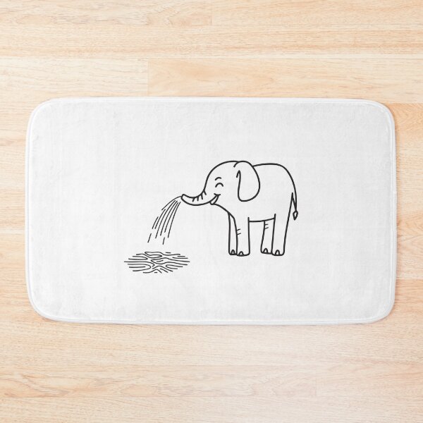 Item preview, Elephant Trunk Squirting Water on Soil designed and sold by rasagamastore.