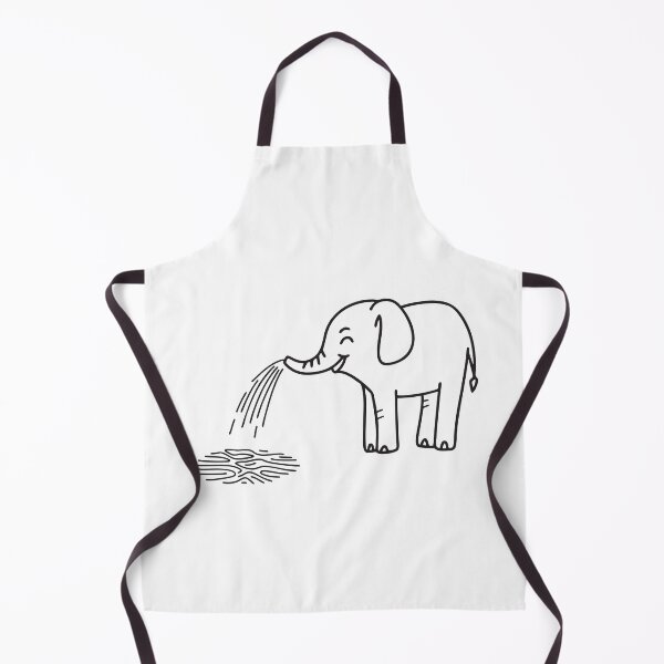 Item preview, Elephant Trunk Squirting Water on Soil designed and sold by rasagamastore.