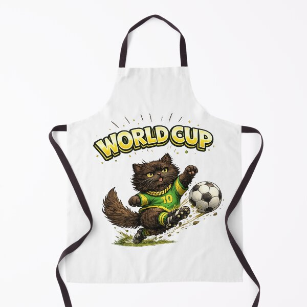 Item preview, World Cup Floof Soccer Cat designed and sold by lumar23.