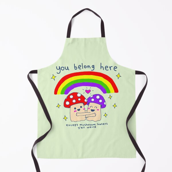 Item preview, You Belong Here Kawaii Mushroom Rainbow designed and sold by Doodlywood.