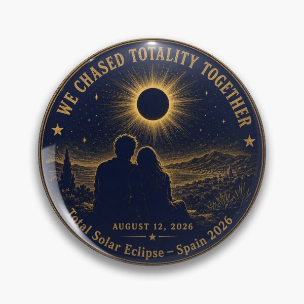 Item preview, We Chased Totality Together Solar Eclipse Spain 2026 designed and sold by CalmCapy Co.