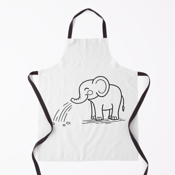 Item preview, Elephant Trunk Releasing Water on Dry Land designed and sold by rasagamastore.