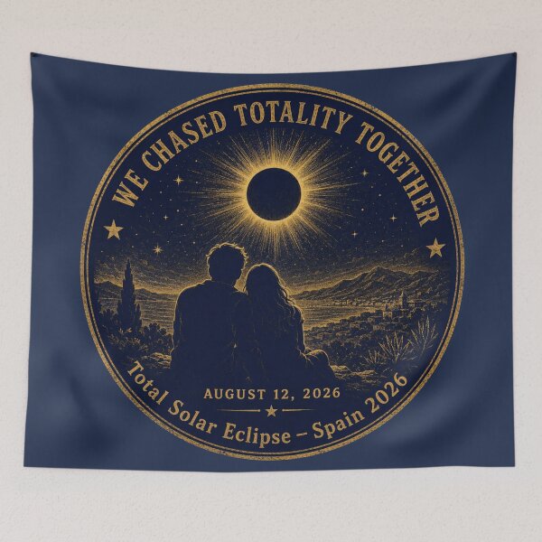 Item preview, We Chased Totality Together Solar Eclipse Spain 2026 designed and sold by CalmCapy Co.