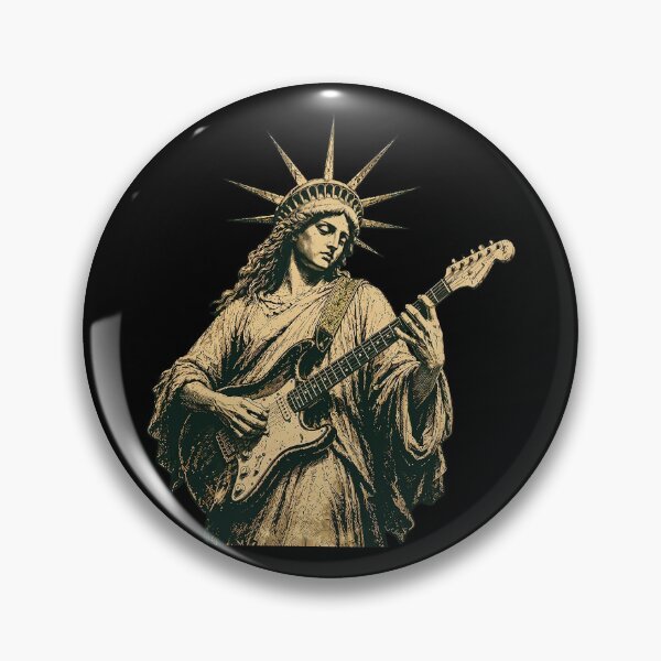 Item preview, Vintage Statue Of Liberty Playing Guitar designed and sold by KillianGrantM.