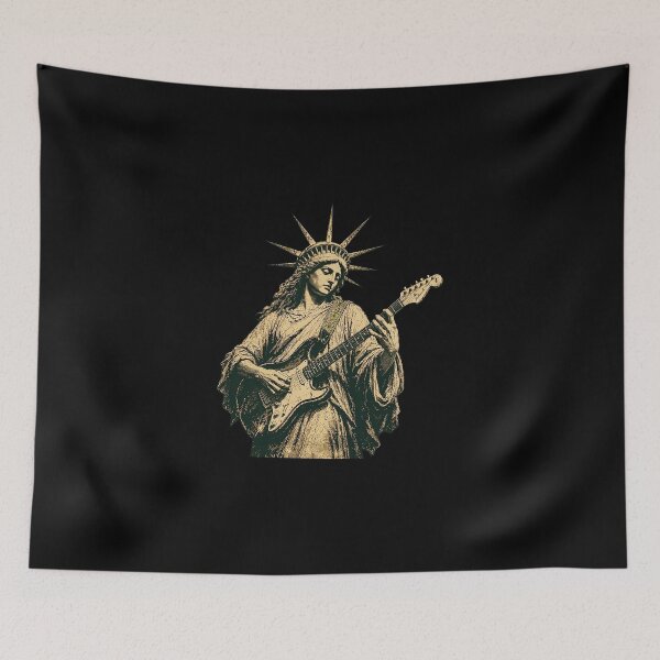 Item preview, Vintage Statue Of Liberty Playing Guitar designed and sold by KillianGrantM.