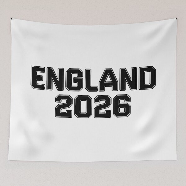 Item preview, England 2026 World Cup (Black with Black Outline) designed and sold by STUDIO-72.