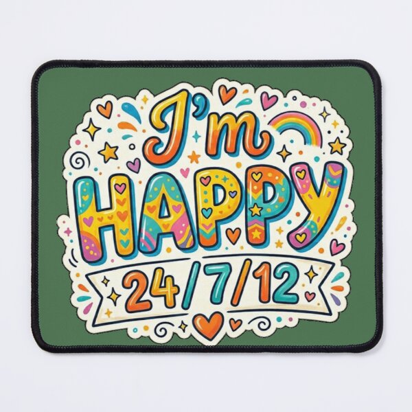 Item preview, I'm Happy 24/7/12 designed and sold by Dictum1.