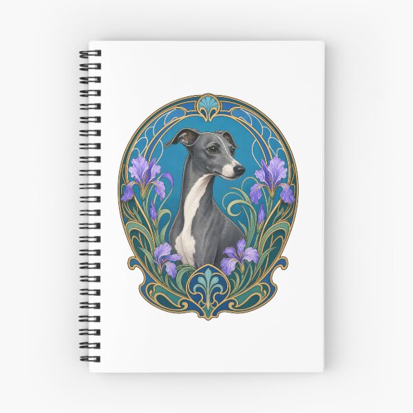 Item preview, Art Nouveau Whippet or Italian Greyhound designed and sold by AntiqueImages.