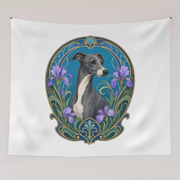 Item preview, Art Nouveau Whippet or Italian Greyhound designed and sold by AntiqueImages.
