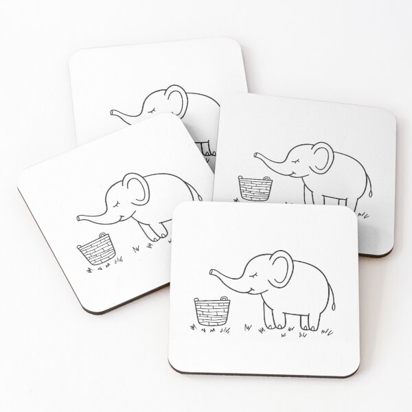 Item preview, Elephant Trunk Exploring Basket Interior designed and sold by rasagamastore.