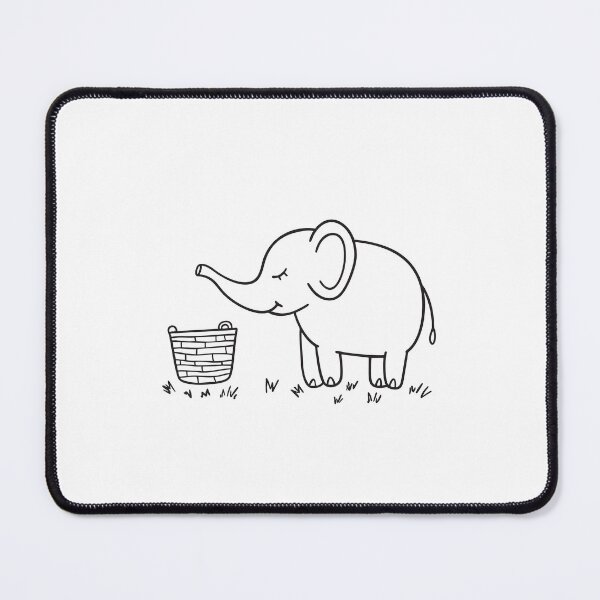 Item preview, Elephant Trunk Exploring Basket Interior designed and sold by rasagamastore.