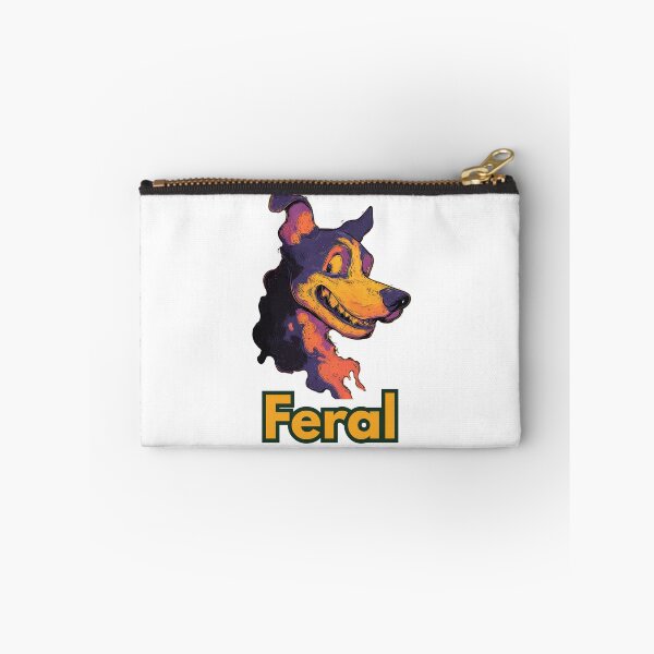 Item preview, Feral Retro Cartoon Dog Trippy Illustration designed and sold by InkmotiveStudio.