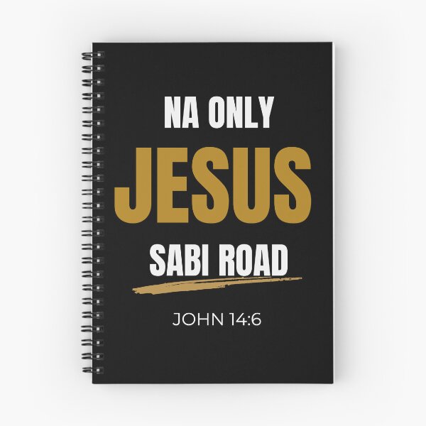 Item preview, NA ONLY JESUS SABI ROAD | Faith-Based Christian Quote Design | Jesus Is The Way Inspirational Typography designed and sold by QuietRootStudio.