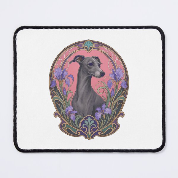 Item preview, Italian Greyhound Art Nouveau Floral Dog Mom designed and sold by AntiqueImages.