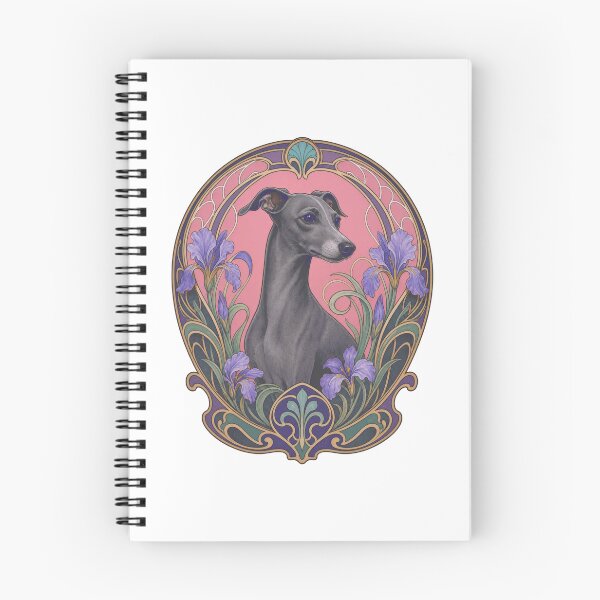 Item preview, Italian Greyhound Art Nouveau Floral Dog Mom designed and sold by AntiqueImages.