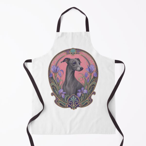 Item preview, Italian Greyhound Art Nouveau Floral Dog Mom designed and sold by AntiqueImages.