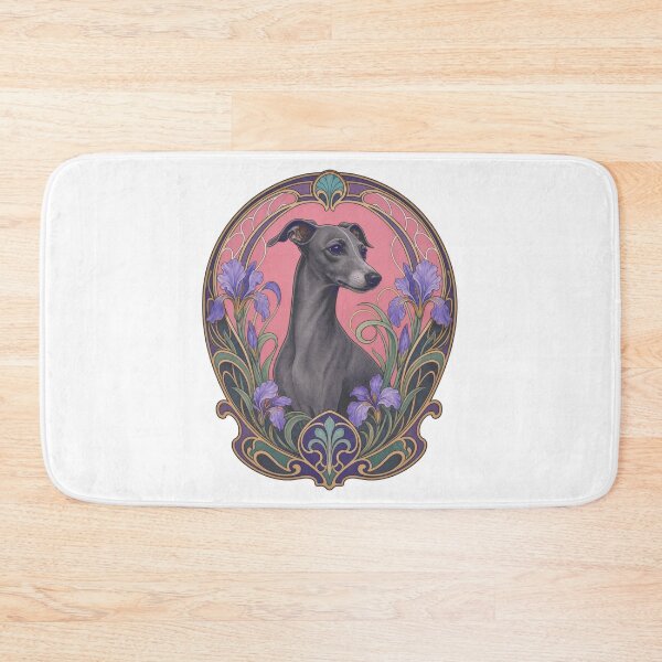 Item preview, Italian Greyhound Art Nouveau Floral Dog Mom designed and sold by AntiqueImages.