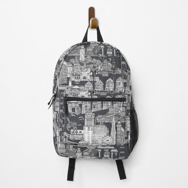 Item preview, San Francisco toile black iron gray designed and sold by scrummy.