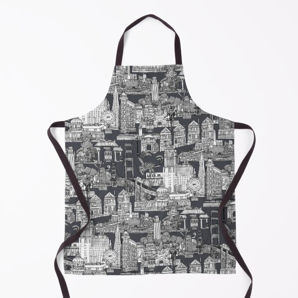 Item preview, San Francisco toile black iron gray designed and sold by scrummy.
