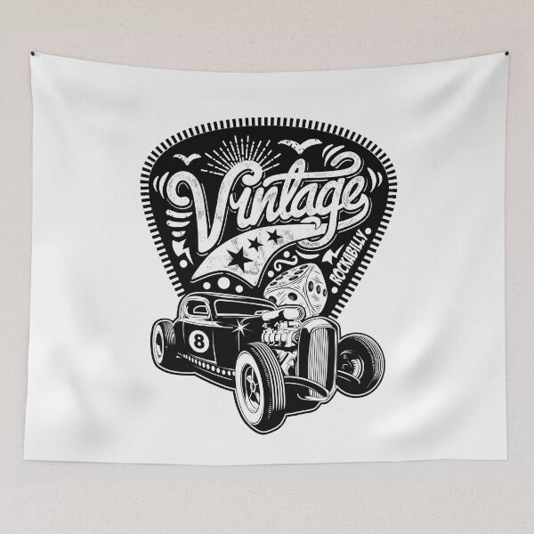 Item preview, Rockabilly Hot Rod 1950s Sock Hop Party Rock and Roll Vintage designed and sold by MemphisCenter.