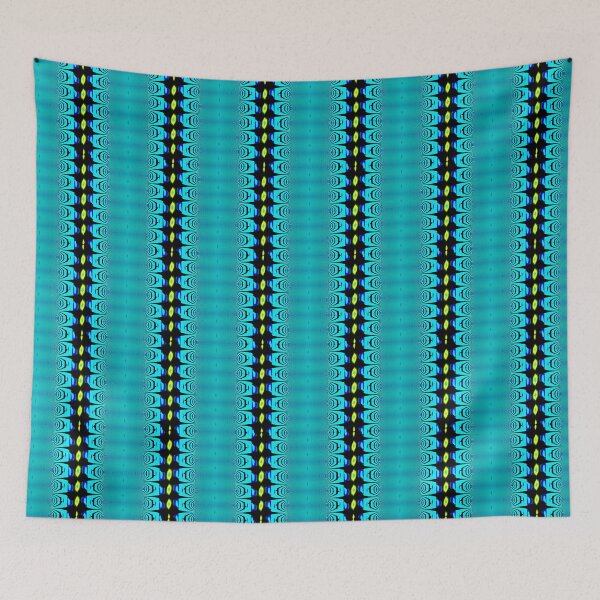 Item preview, Abstract Pattern "Turquoise clouds" designed and sold by Gluecknika.