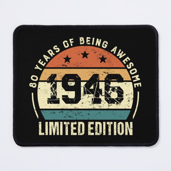 Item preview, Vintage 1946 Birthday Retro Distressed 80th Bday designed and sold by Y-Vibes.