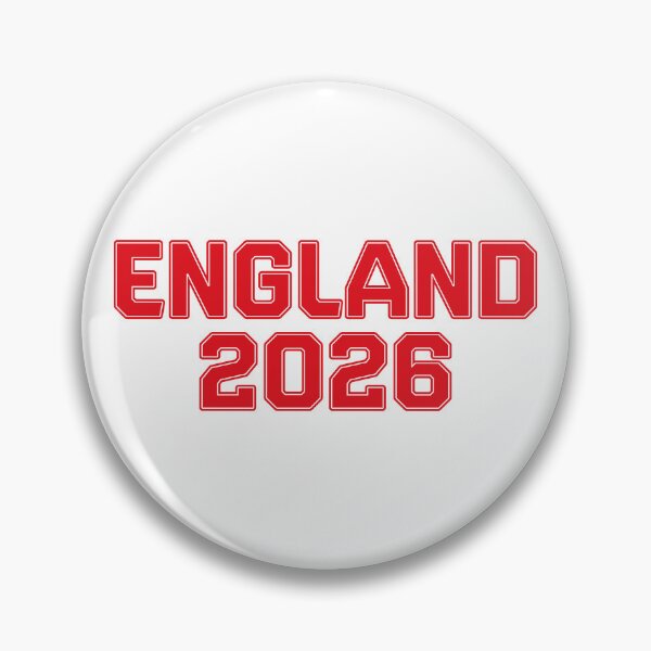 Item preview, England 2026 World Cup (Red with Red Outline) designed and sold by STUDIO-72.