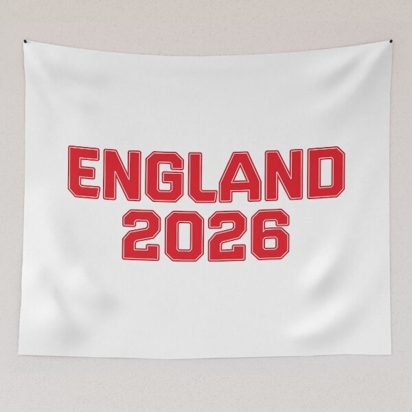 Item preview, England 2026 World Cup (Red with Red Outline) designed and sold by STUDIO-72.